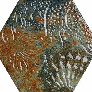 Gauli Ocean Hexagon Glossy 8X10