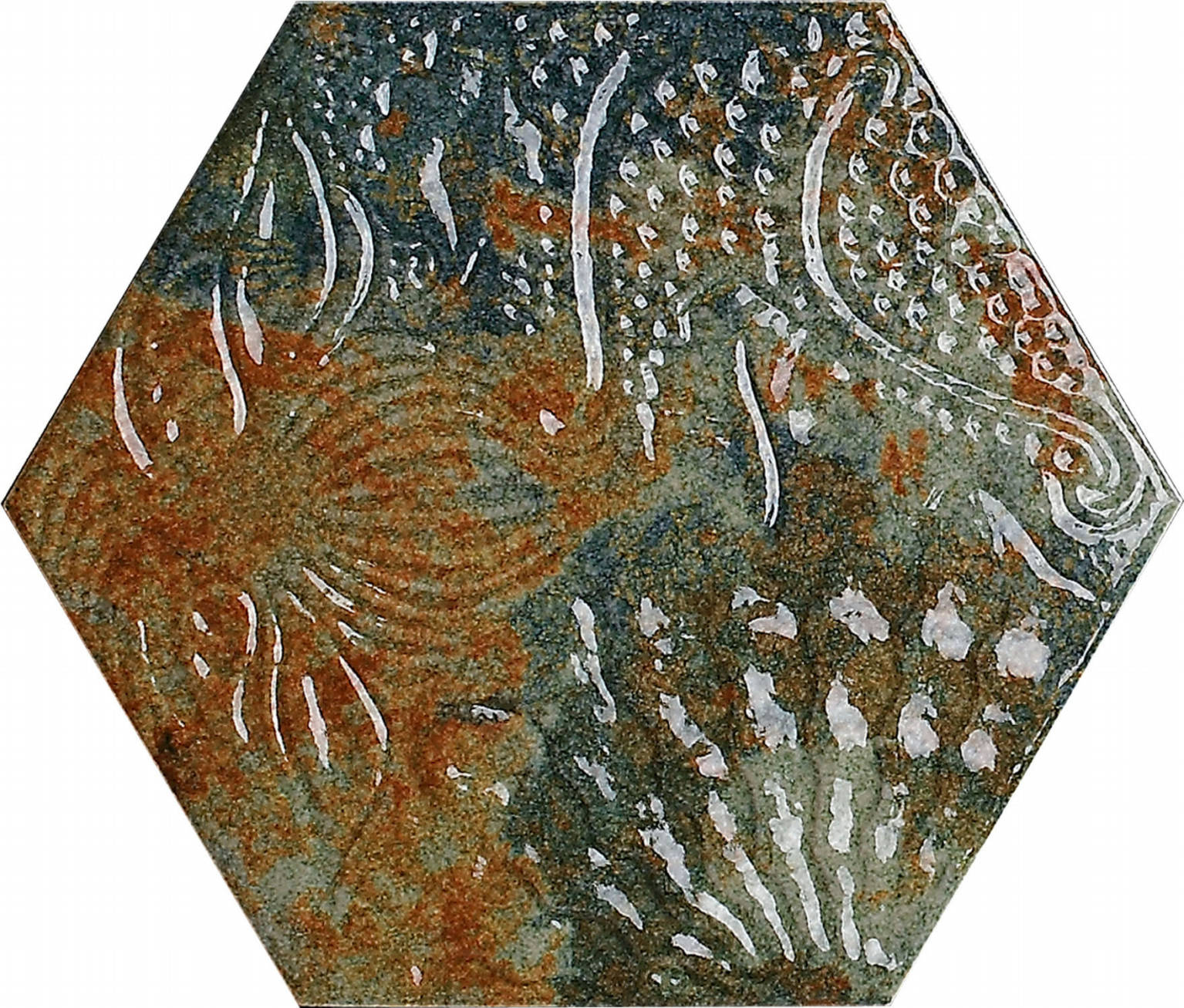 Gauli Ocean Hexagon Glossy 8X10