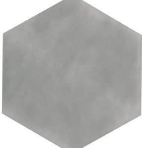 Vintage Tender Grey Hexagon Glossy