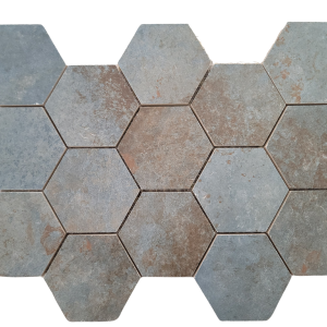 Allo Azzurro Hexagon Mosaic Matte 13X9