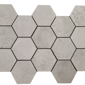 Allo Pearl Hexagon Mosaic Matte 13X9
