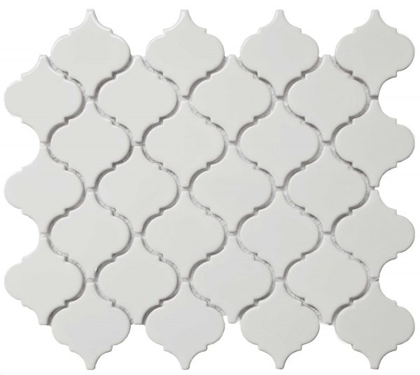 WHITE 12x12 MOS. Lantern