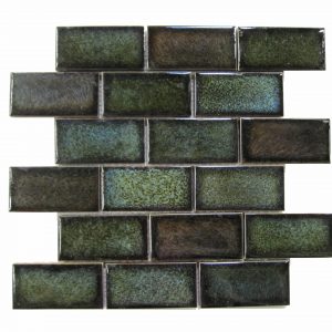 Volcano Antigua Burnished Brickset Mosaic