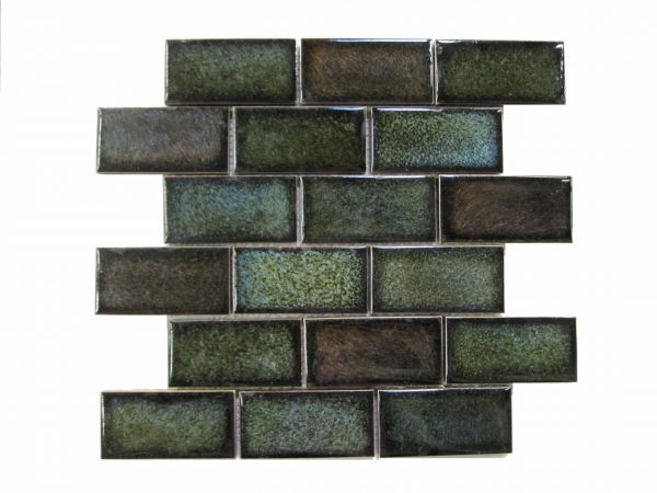 Volcano Antigua Burnished Brickset Mosaic